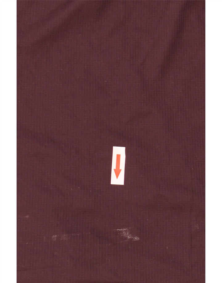 Mountain Warehouse Mens T-Shirt Top XL Maroon Polyester