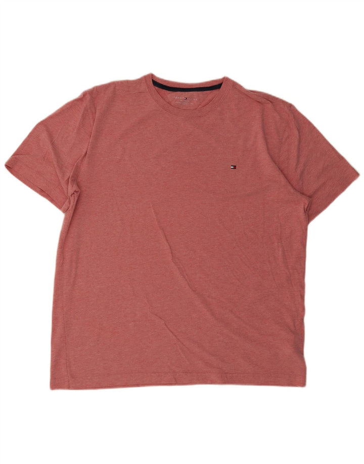 TOMMY HILFIGER Mens T-Shirt Top XL Red Cotton