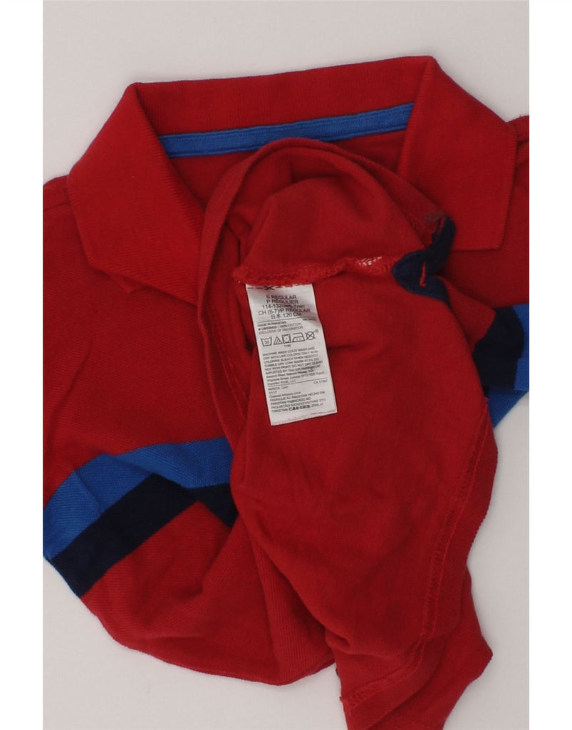 GAP Boys Rugby Polo Shirt 6-7 Years Small  Red Striped Cotton | Vintage Gap | Thrift | Second-Hand Gap | Used Clothing | Messina Hembry 