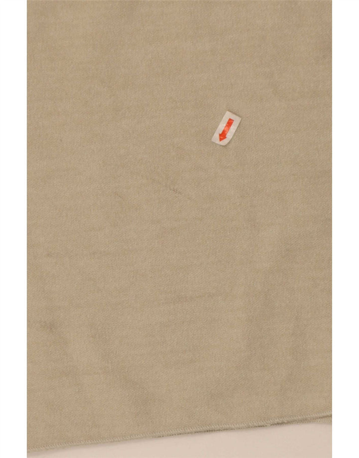 Zara Womens Sheath Dress UK 14 Large Beige Viscose