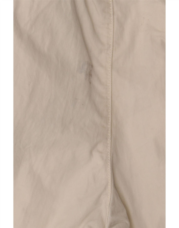 ZARA Mens Cargo Shorts Large W32 White Cotton