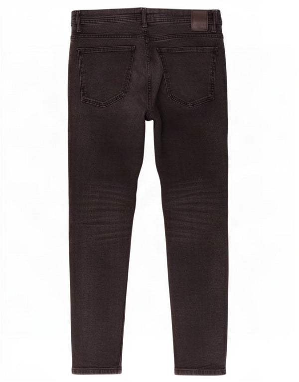 Zara Mens Slim Jeans EU 44 Large W34 L29 Black