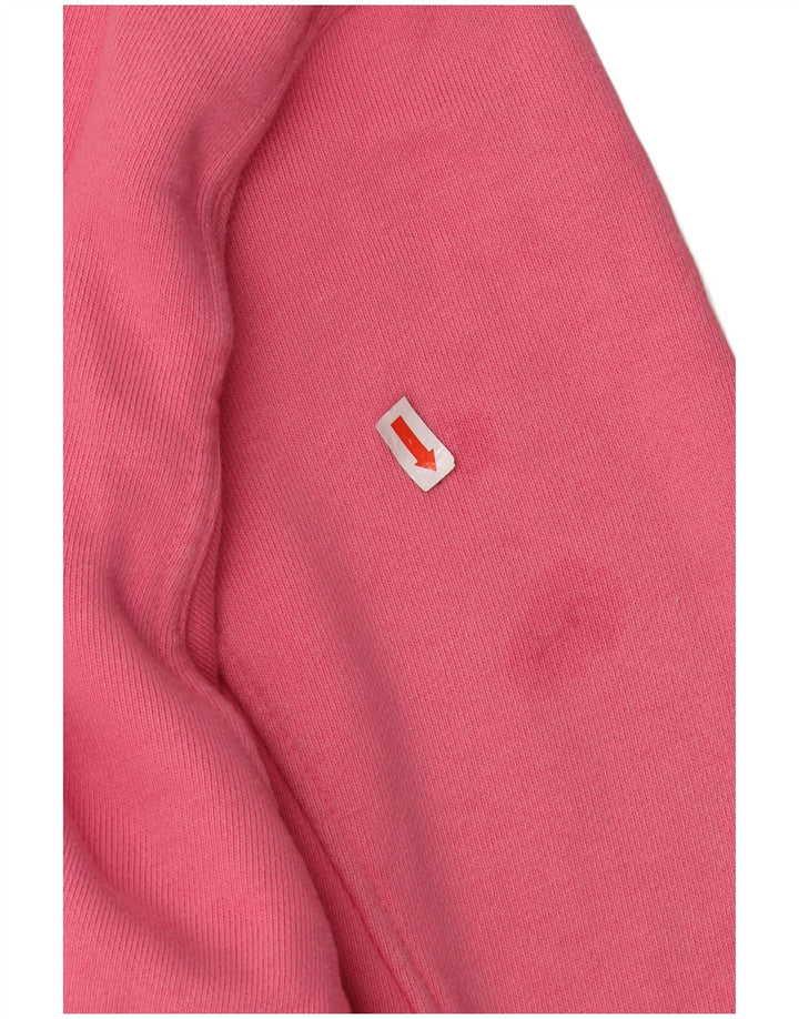 ADIDAS Womens Oversized Sweatshirt Jumper UK 8 Small  Pink Cotton