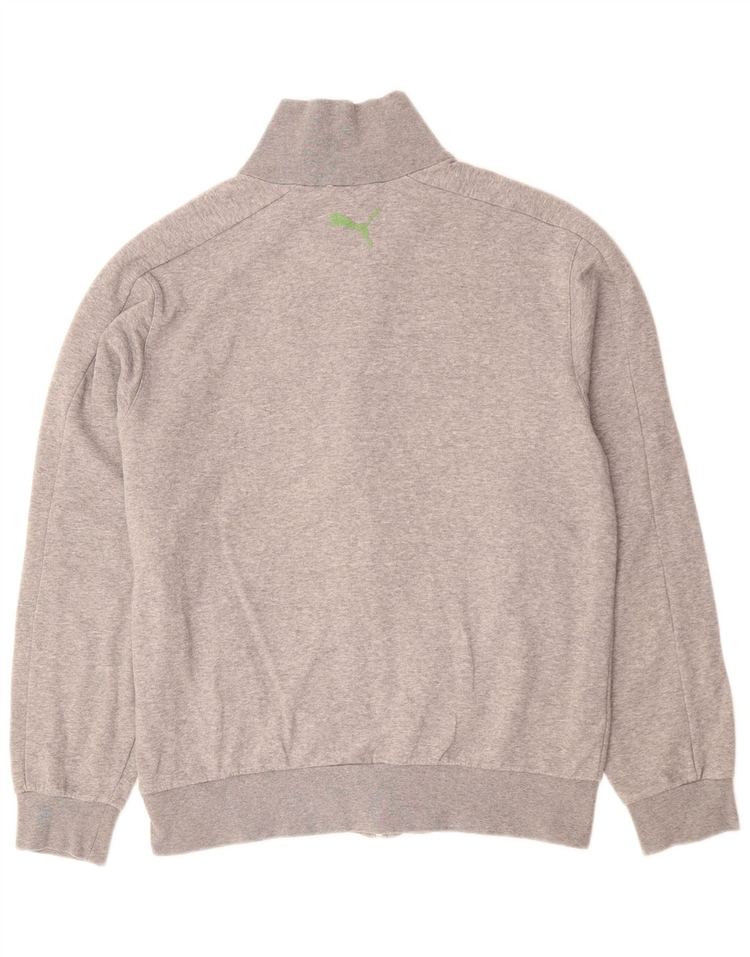 PUMA Mens Graphic Tracksuit Top Jacket Medium Grey