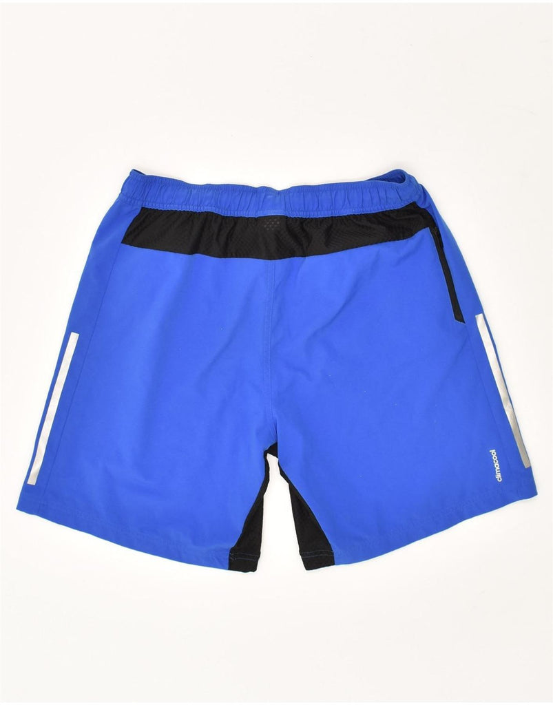 ADIDAS Mens Climacool Sport Shorts Large Blue Colourblock Polyester | Vintage Adidas | Thrift | Second-Hand Adidas | Used Clothing | Messina Hembry 