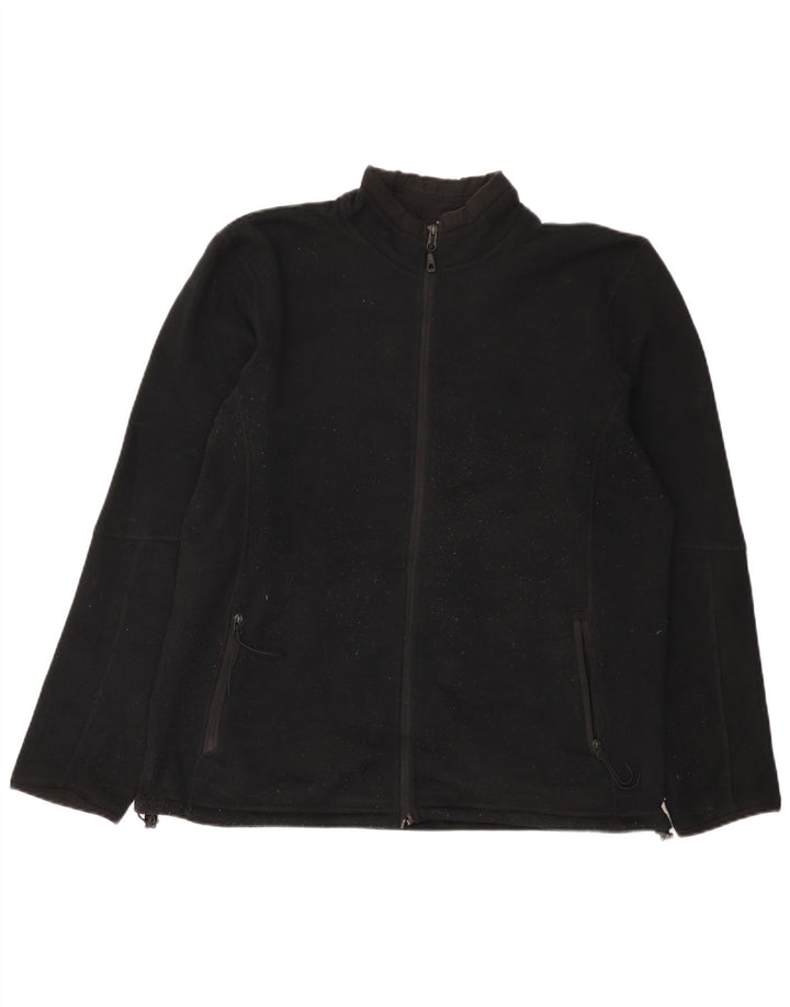 Marks & Spencer Mens Tracksuit Top Jacket Large Black Polyester