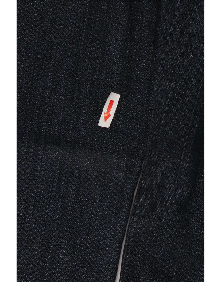 Wrangler Mens Bootcut Jeans W32 L32 Navy Blue Cotton