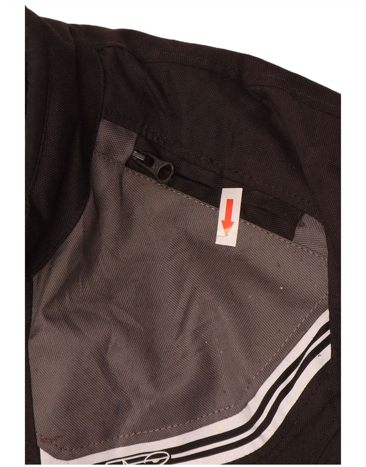 AXO Mens Motorstyle Racer Jacket UK 38 Medium Black Colourblock Polyester