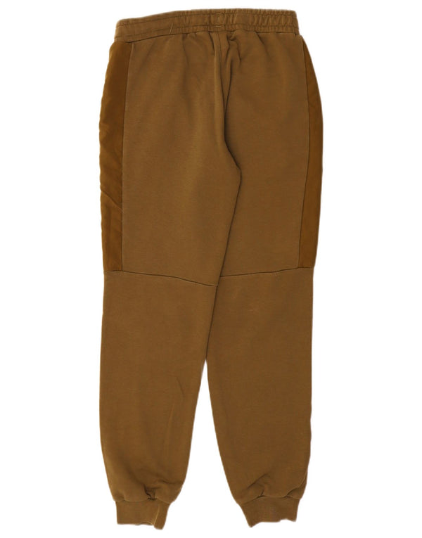 PUMA Boys Tracksuit Trousers Joggers 11-12 Years  Khaki Cotton
