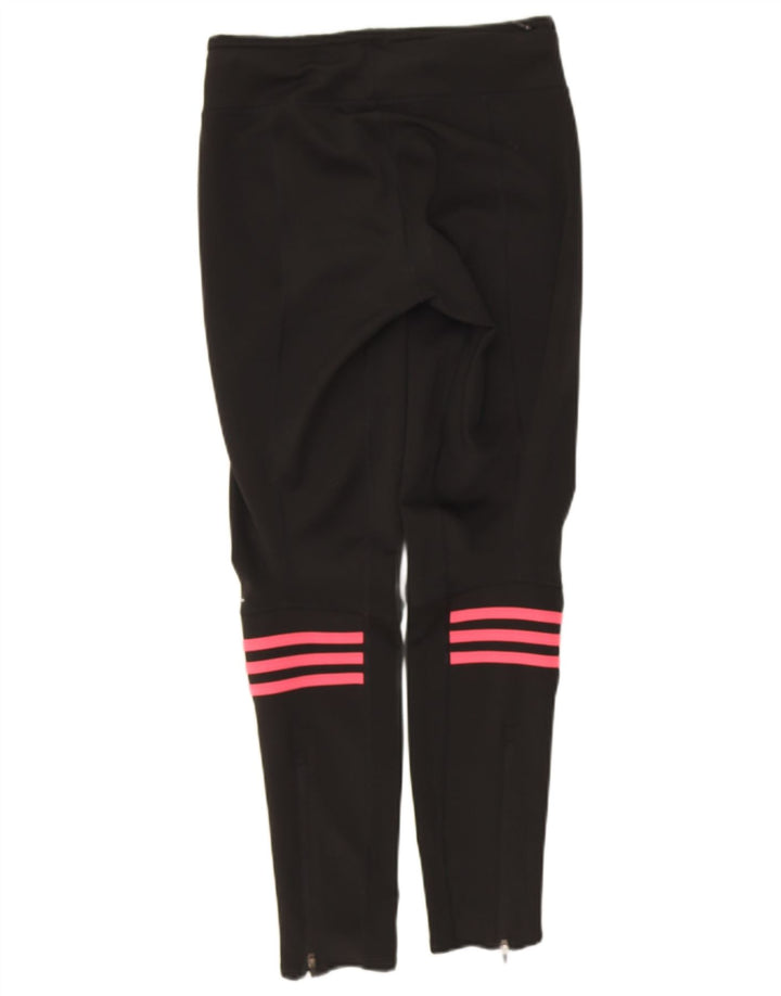 Adidas Womens Climalite Leggings UK 8/10 Small  Black Polyester