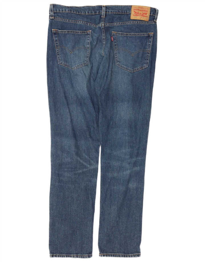 Levi's Mens 511 Slim Jeans W36 L32 Blue Cotton