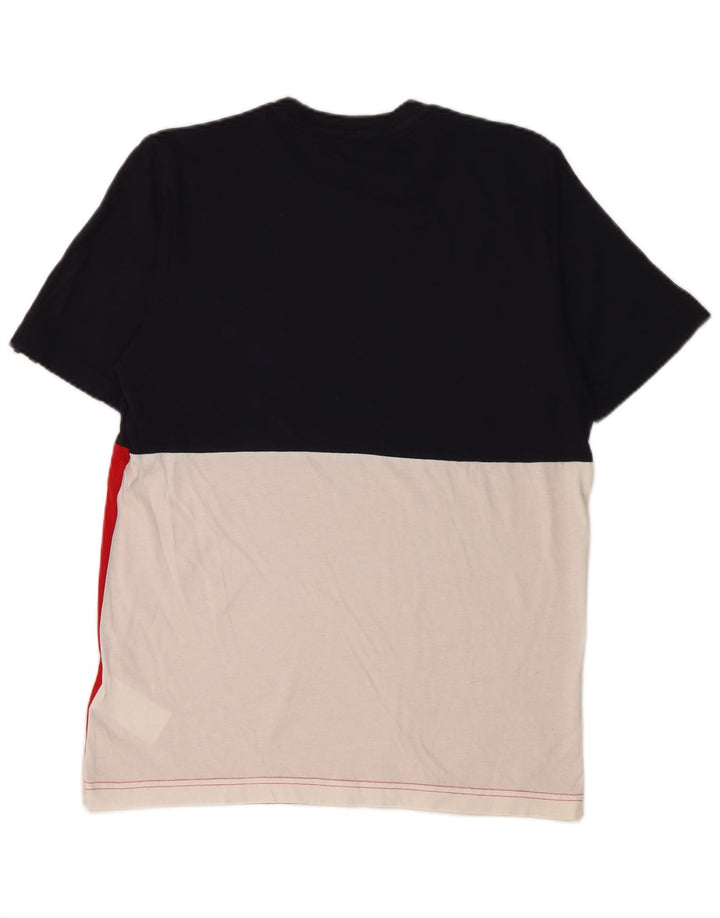 Adidas Mens Graphic T-Shirt Top Small Multicoloured Colourblock Cotton