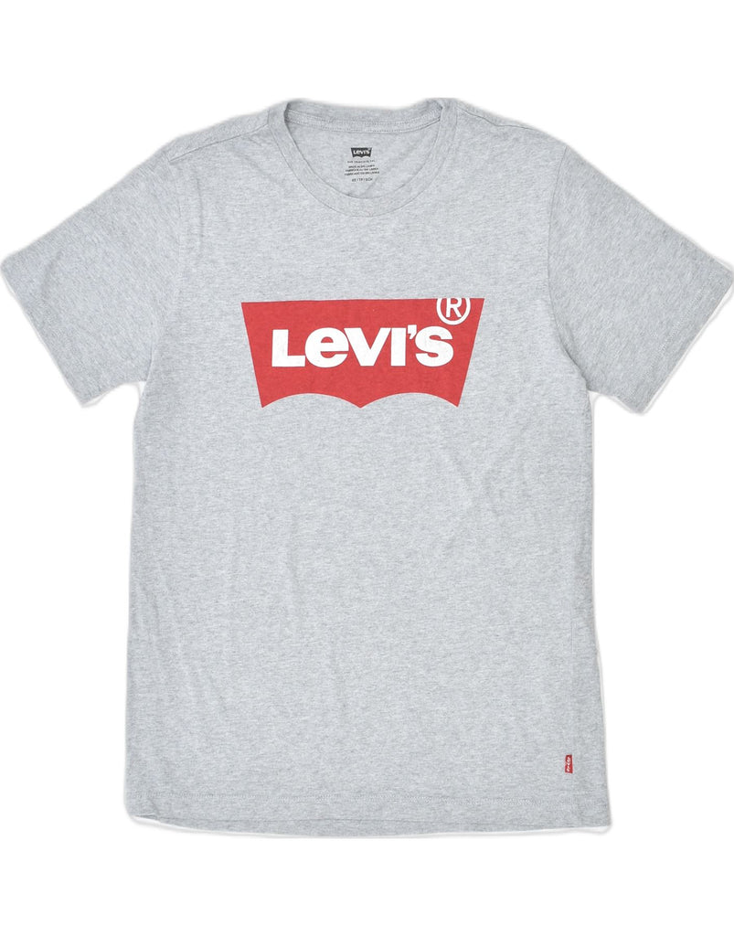 LEVI'S Mens Graphic T-Shirt Top XS Grey Cotton | Vintage | Thrift | Second-Hand | Used Clothing | Messina Hembry 