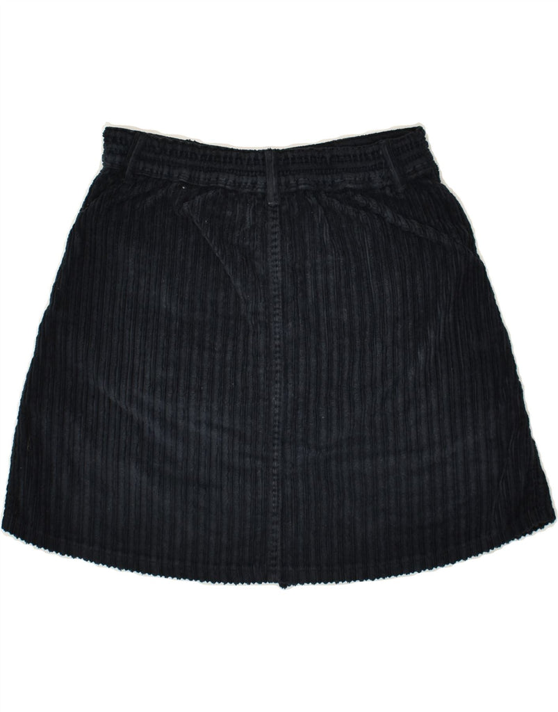 BENETTON Girls Corduroy Skirt 9-10 Years W24  Navy Blue Cotton | Vintage Benetton | Thrift | Second-Hand Benetton | Used Clothing | Messina Hembry 