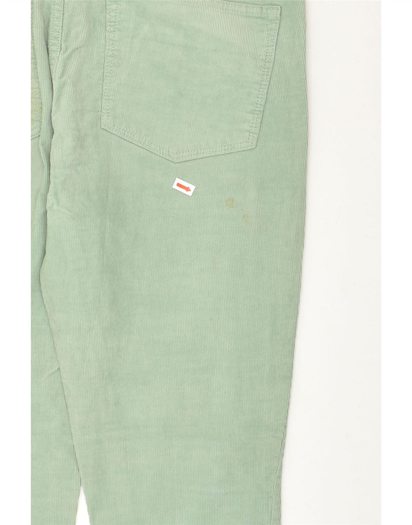 J. CREW Womens Skinny Casual Trousers W30 L27 Green Pinstripe Cotton | Vintage J. Crew | Thrift | Second-Hand J. Crew | Used Clothing | Messina Hembry 