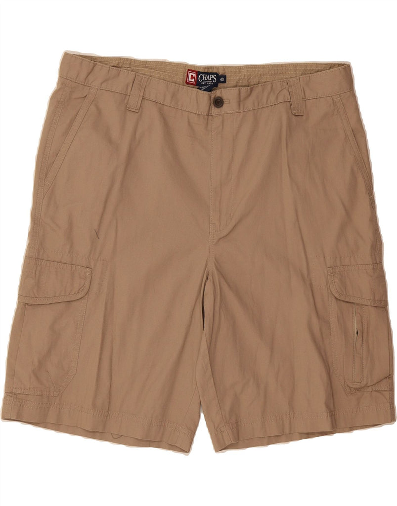 CHAPS Mens Cargo Shorts W40 XL Brown Cotton Vintage Chaps and Second-Hand Chaps from Messina Hembry 