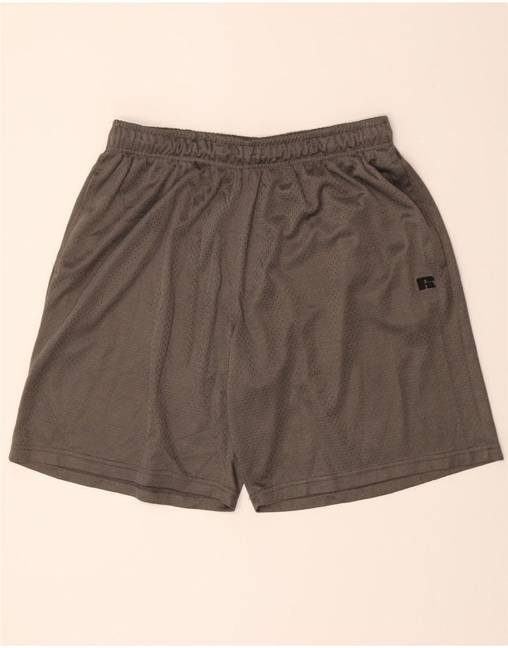 RUSSELL ATHLETIC Mens Sport Shorts XL  Grey Polyester Vintage Russell Athletic and Second-Hand Russell Athletic from Messina Hembry 