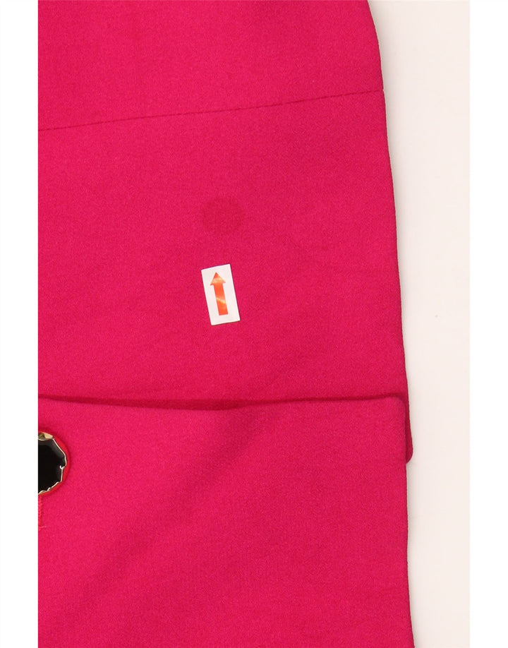 MARINA RINALDI Womens 3 Button Blazer Jacket Size 19 Small Pink