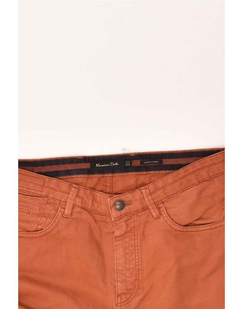 MASSIMO DUTTI Mens Slim Jeans W31 L30  Orange Cotton | Vintage Massimo Dutti | Thrift | Second-Hand Massimo Dutti | Used Clothing | Messina Hembry 