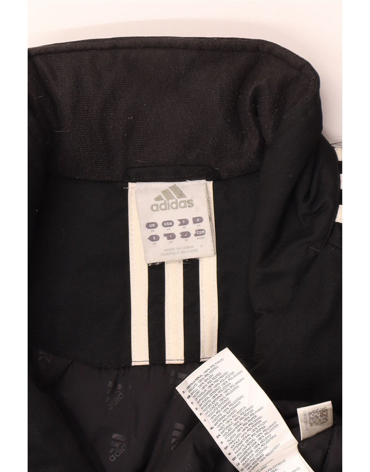 Adidas Mens Windbreaker Jacket UK 38 Medium Black Polyamide