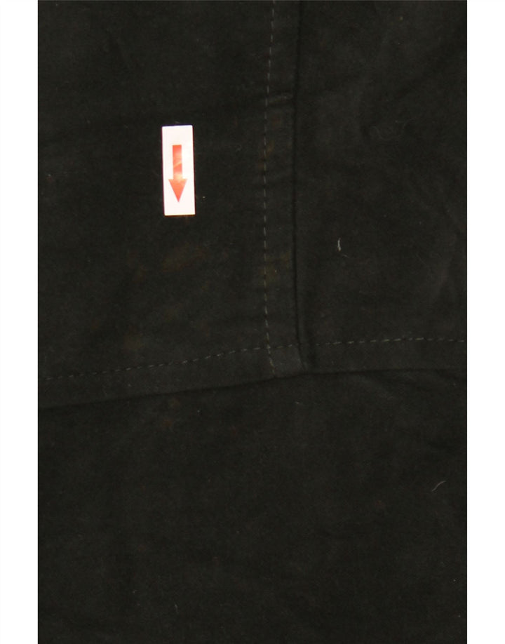 White Stuff Womens Overcoat UK 16 Large Khaki Cotton