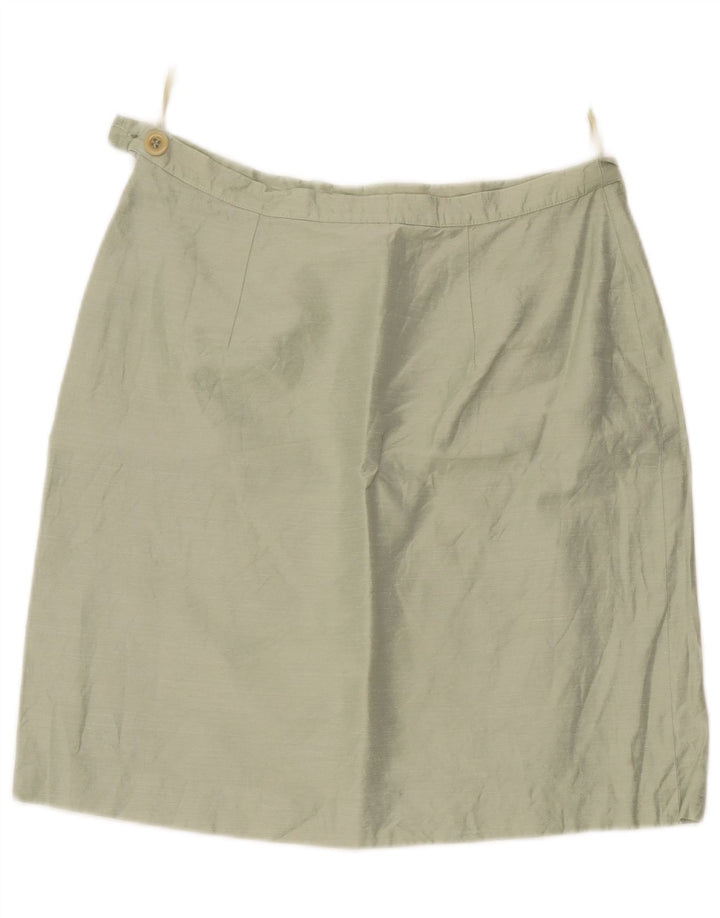Max & Co. Womens 2 Piece Skirt Set IT 42 Medium W30 Green Linen