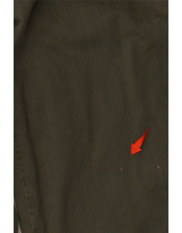 MURPHY & NYE Womens Straight Corduroy Trousers  W28 L23 Khaki Cotton