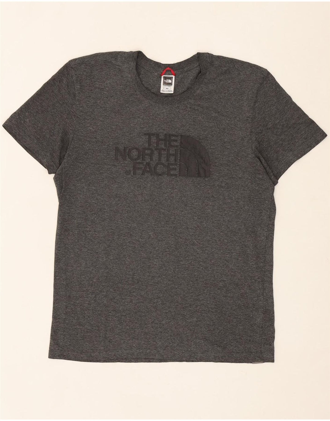 THE NORTH FACE Mens Graphic T-Shirt Top Medium Grey Flecked Cotton Vintage The North Face and Second-Hand The North Face from Messina Hembry 