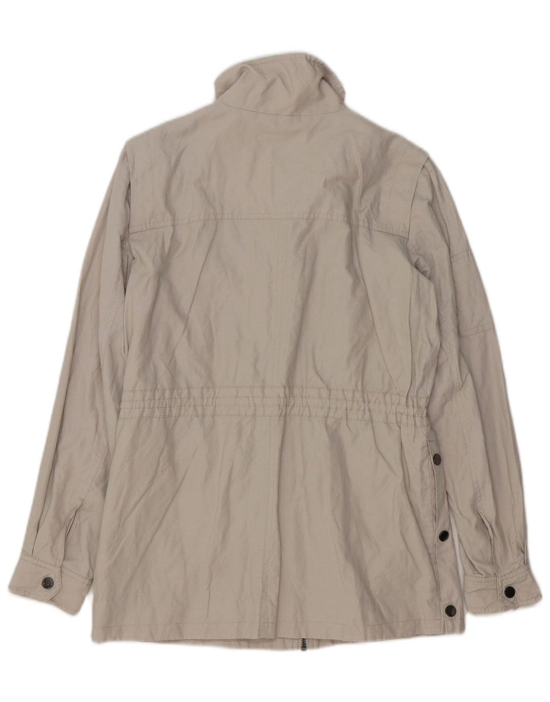 MINT VELVET Womens Utility Jacket UK 10 Small Grey Cotton