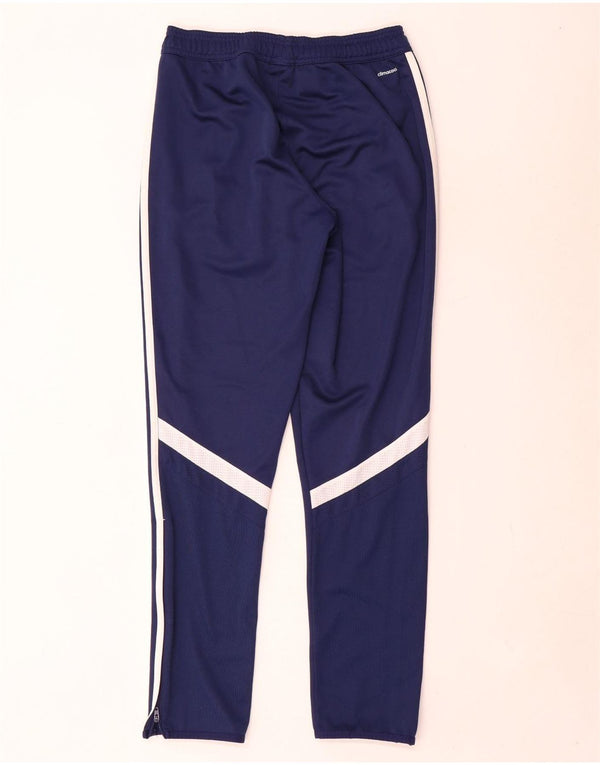 Adidas Boys Climacool Tracksuit Trousers 13-14 Years XL Navy Blue