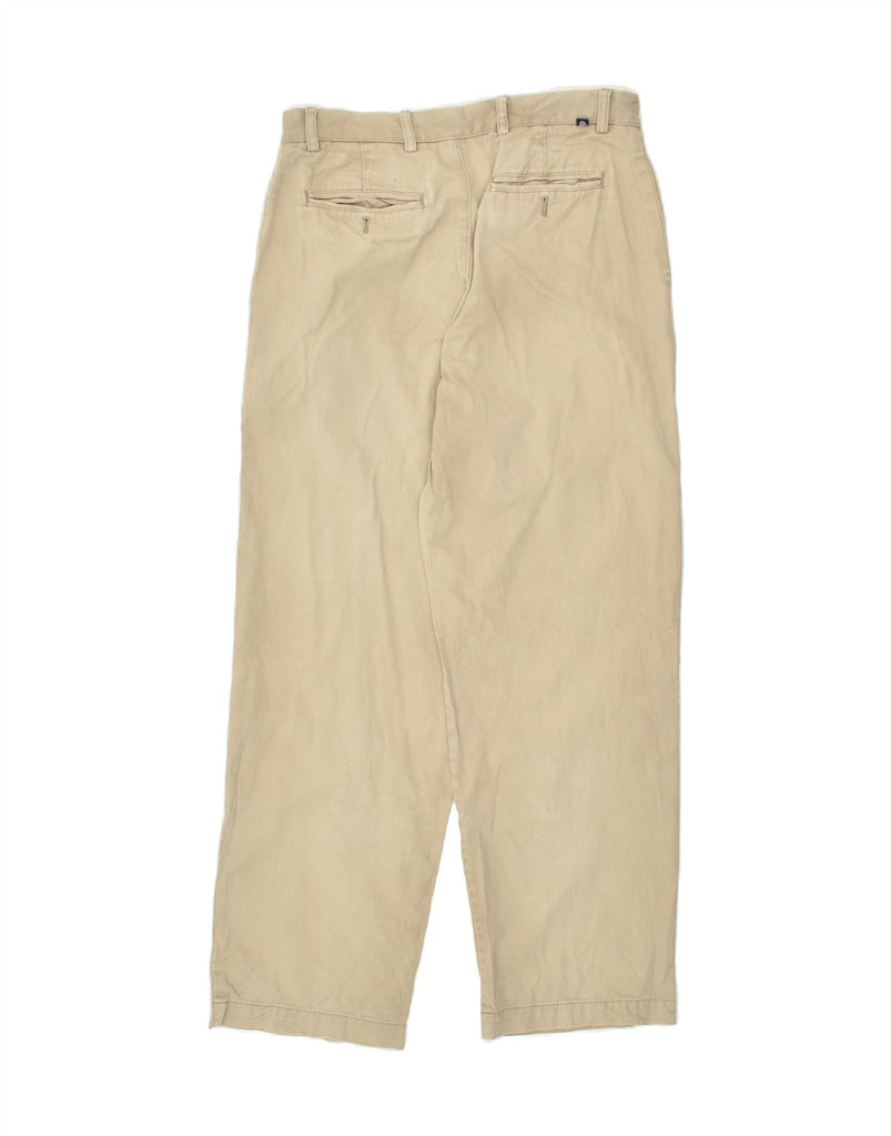 CHAPS Mens Straight Chino Trousers W33 L32 Beige Cotton | Vintage Chaps | Thrift | Second-Hand Chaps | Used Clothing | Messina Hembry 