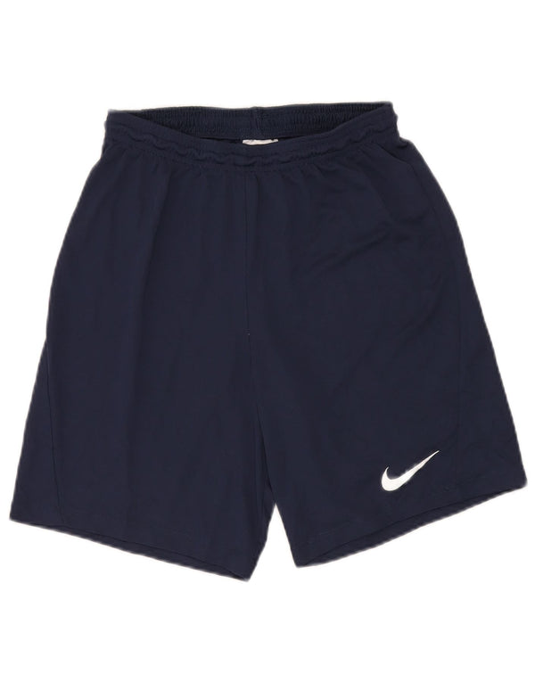 Nike Mens Regular Sport Shorts Medium Navy Blue Polyester