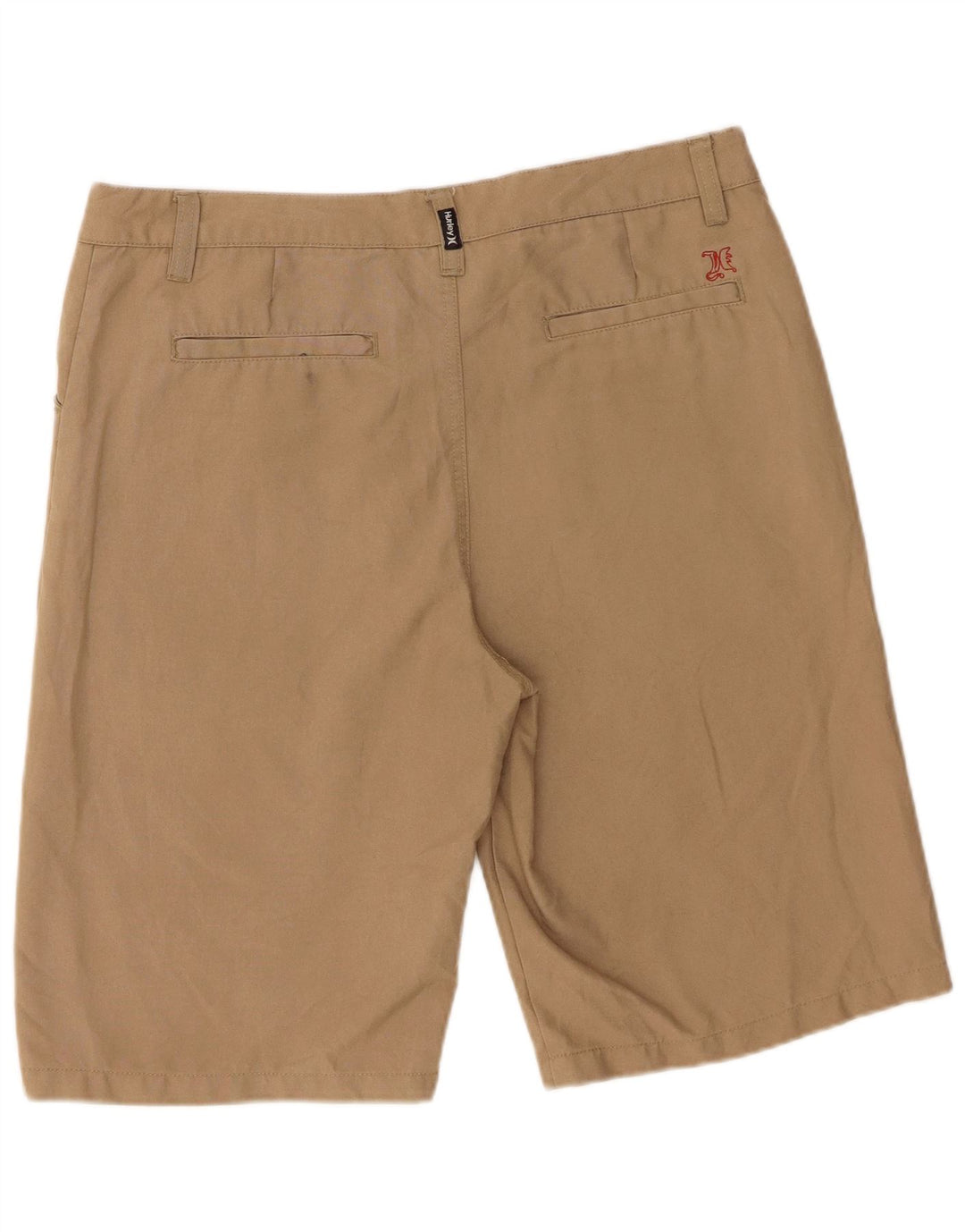 Hurley Mens Casual Shorts W34 Large Beige Polyester