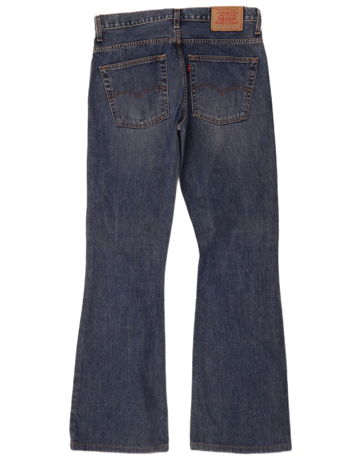 Levi's Womens 516 High Waist Bootcut Jeans W34 L36 Blue Cotton