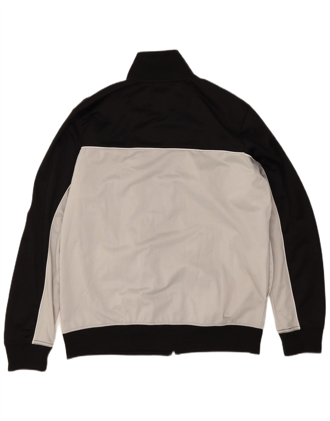 Fila Mens Tracksuit Top Jacket Large Black Colourblock Polyester