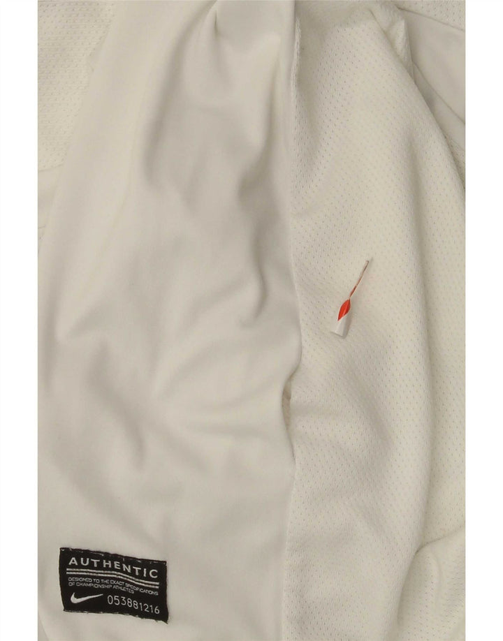 Nike Mens Dri Fit T-Shirt Top Small White Colourblock