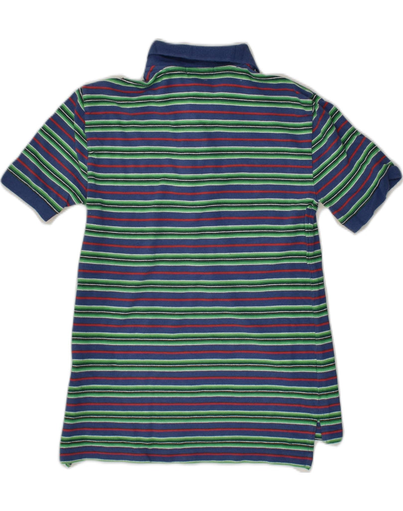 POLO RALPH LAUREN Boys Polo Shirt 10-11 Years Medium Navy Blue Striped | Vintage Polo Ralph Lauren | Thrift | Second-Hand Polo Ralph Lauren | Used Clothing | Messina Hembry 