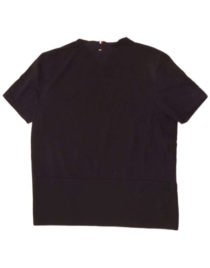 Tommy Hilfiger Mens T-Shirt Top 2XL Navy Blue