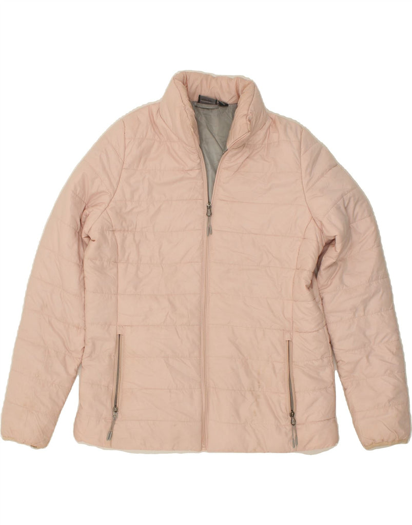 NEW BALANCE Womens Padded Jacket UK 16 Large Pink Polyester | Vintage New Balance | Thrift | Second-Hand New Balance | Used Clothing | Messina Hembry 