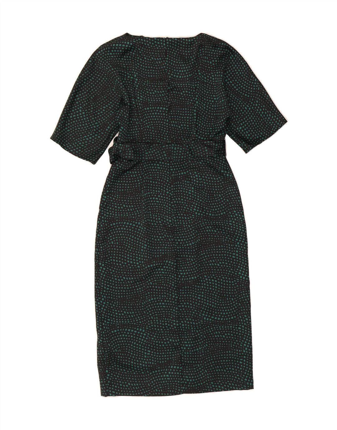 WAREHOUSE Womens Bodycon Dress UK 8 Small Black Check Polyester Vintage Warehouse and Second-Hand Warehouse from Messina Hembry 