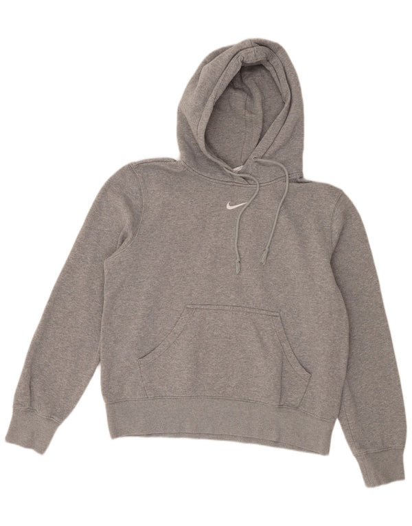 Nike Boys Hoodie Jumper 12-13 Years Large Grey Cotton