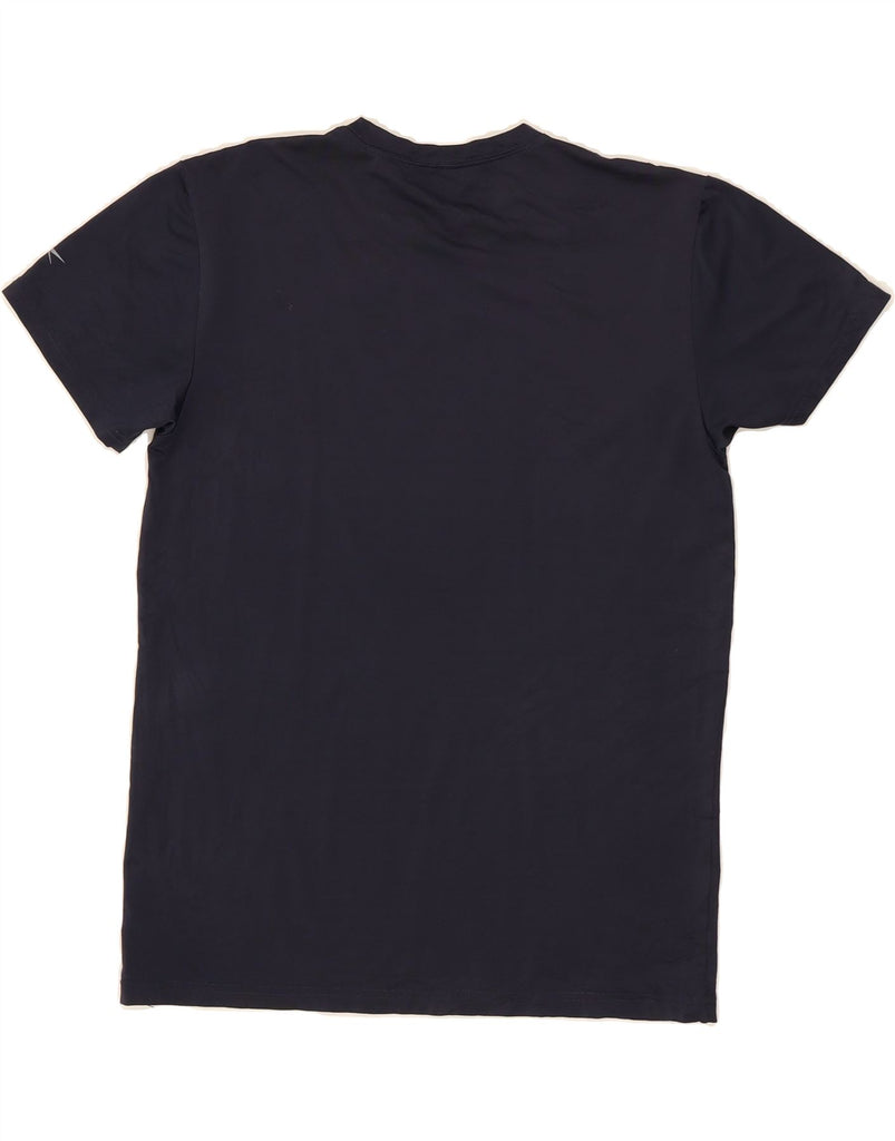 REEBOK Womens T-Shirt Top UK 14 Medium Navy Blue Vintage Reebok and Second-Hand Reebok from Messina Hembry 