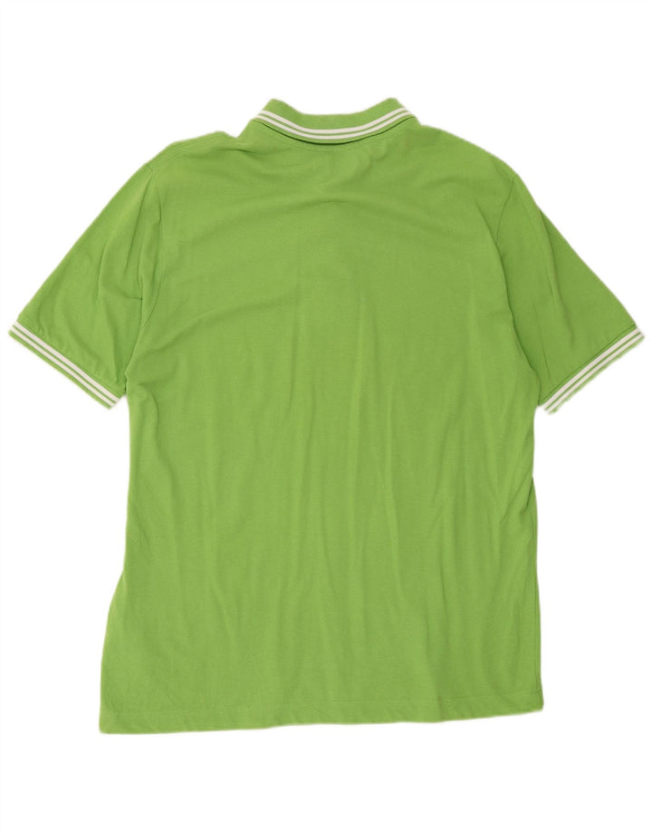 Kappa Mens Polo Shirt Large Green Cotton