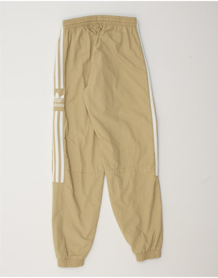 Adidas Mens Tracksuit Trousers Joggers XS  Beige Polyamide