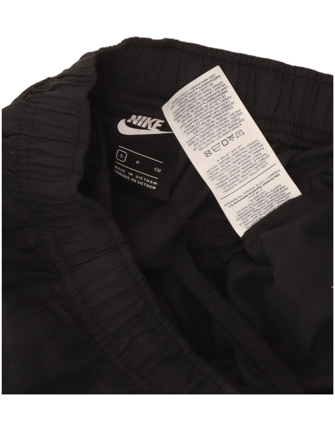 Nike Mens Cargo Tracksuit Trousers Joggers Small  Black Cotton