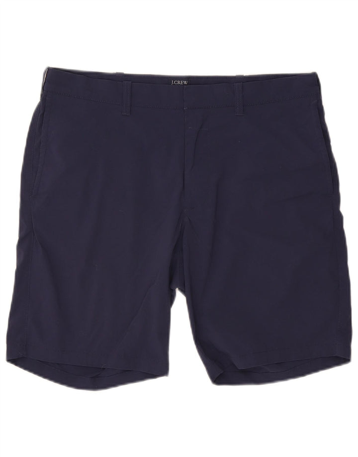 J. Crew Womens Gramercy Chino Shorts W34 Large Navy Blue Nylon