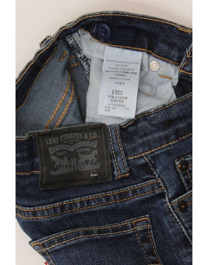 Levi's Boys 511 Slim Jeans 5-6 Years W22 L20 Blue Cotton