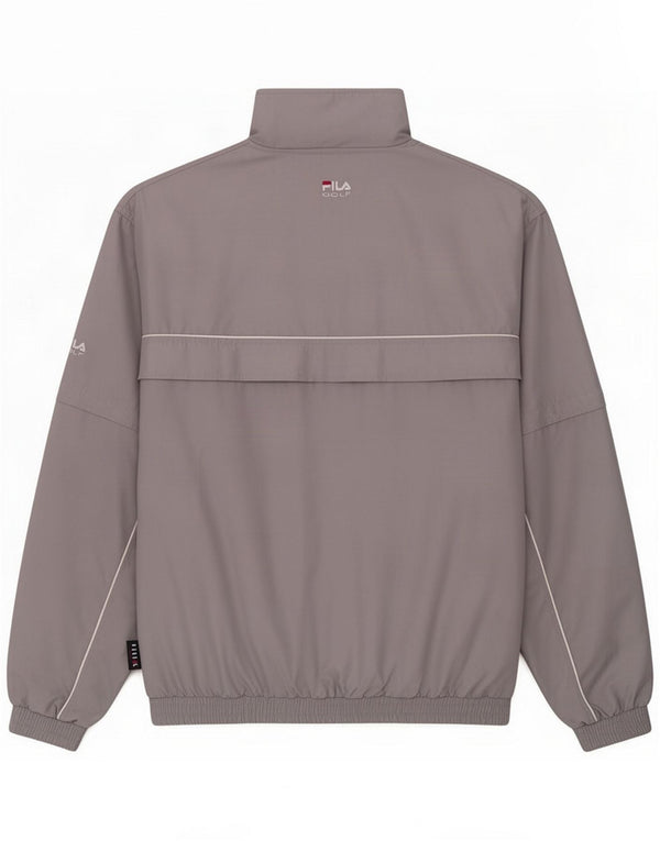 Fila Mens Pullover Tracksuit Top Jacket Large Grey Polyester