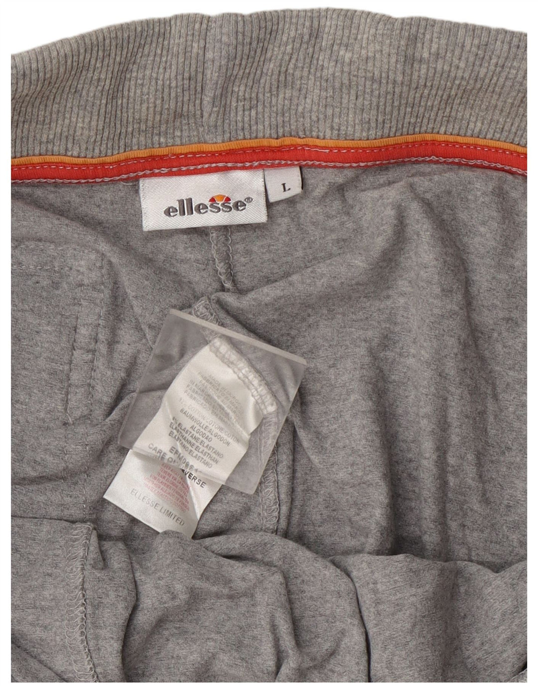Ellesse Mens Sport Shorts Large Grey Cotton