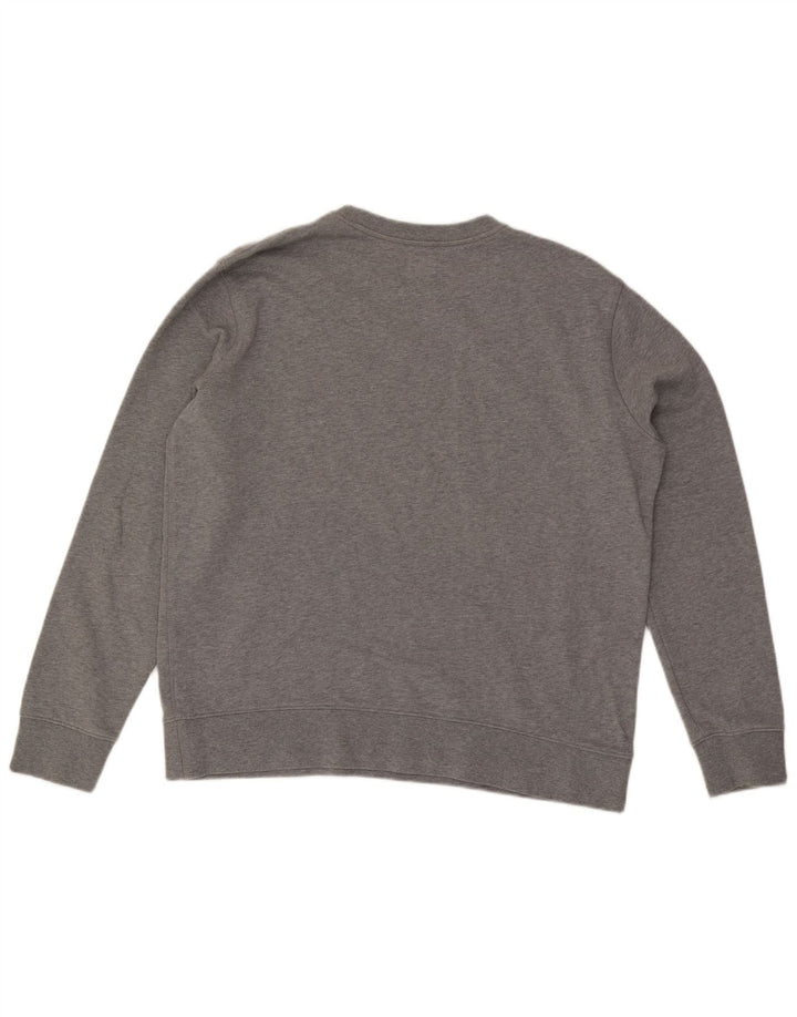 Marks & Spencer Mens Graphic Sweatshirt Jumper XL Grey Cotton